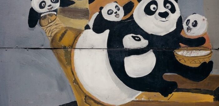 Kids Kung Fu auf dem Bild der Panda